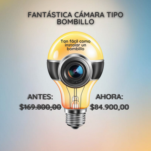 Cámara Bombilla 360°